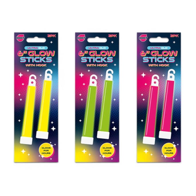 Wholesale 6" Glow Stick 2pk | Wholesale Direct Wholesale 6" Glow Stick 2pk | Wholesale Direct