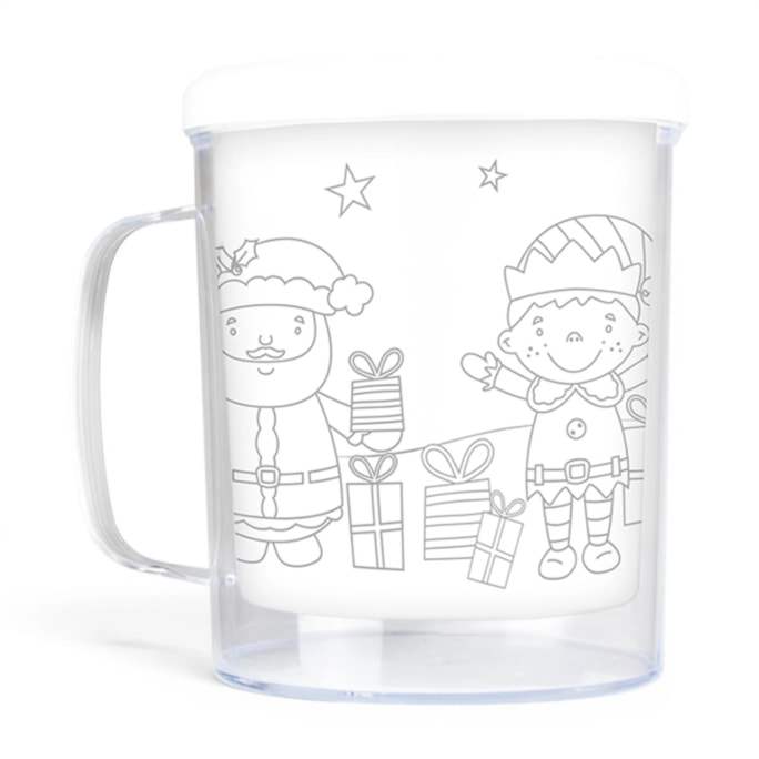 Wholesale Colour Your Own Christmas Mug | Wholesale Direct