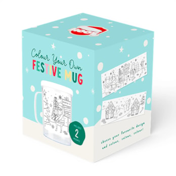 Wholesale Colour Your Own Christmas Mug | Wholesale Direct Wholesale Colour Your Own Christmas Mug | Wholesale Direct