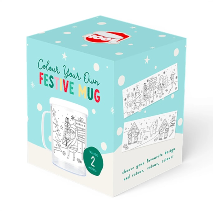Wholesale Colour Your Own Christmas Mug | Wholesale Direct