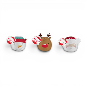 Wholesale Christmas Plush Glitter Squishies CDU | Wholesale Direct