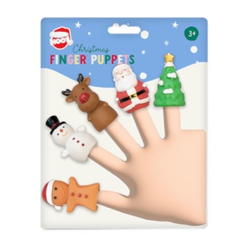 Wholesale Christmas Finger Puppets 5pk | Wholesale Direct