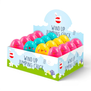 Wholesale Easter Winding Up Jumping Chick CDU | Wholesale Direct