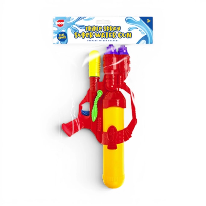 Wholesale Super Pump Triple Spray Water Gun | Wholesale Direct