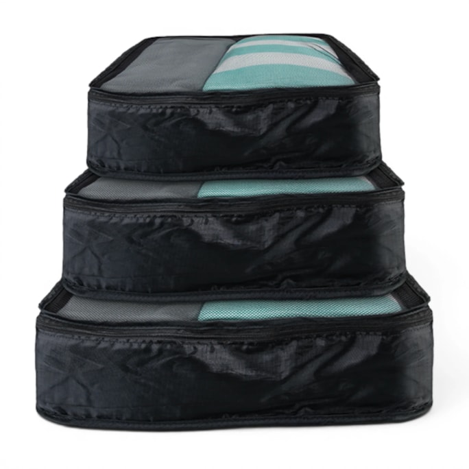 Wholesale Travel Luggage Packing Cubes 3pk | Wholesale Direct