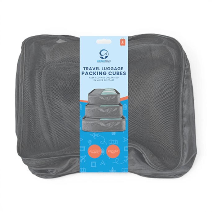 Wholesale Travel Luggage Packing Cubes 3pk | Wholesale Direct Wholesale Travel Luggage Packing Cubes 3pk | Wholesale Direct