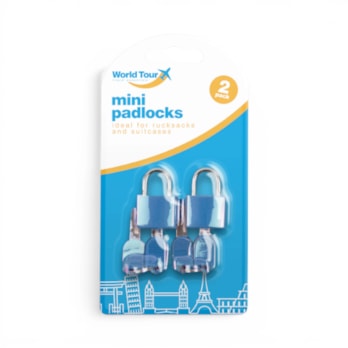 Wholesale Mini Padlock 2 pack | Wholesale Direct