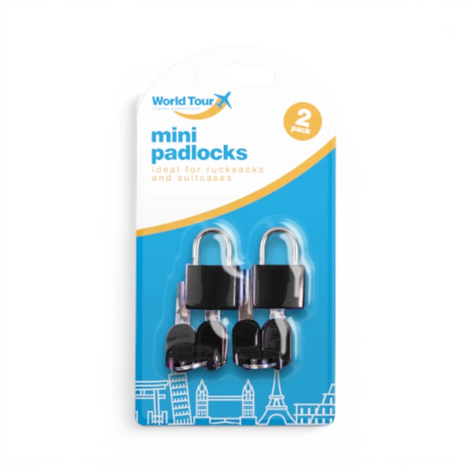 Wholesale Mini Padlock 2 pack | Wholesale Direct