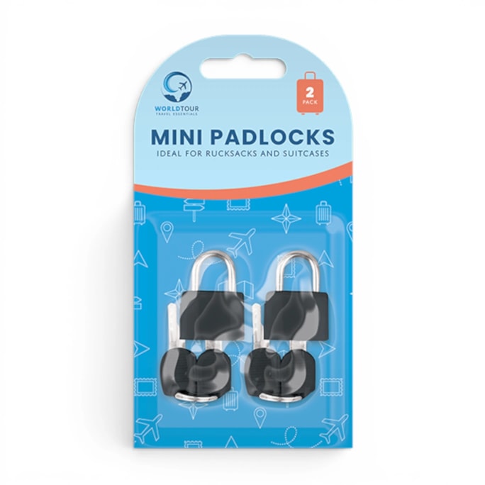 Wholesale Mini Padlock 2 pack | Wholesale Direct