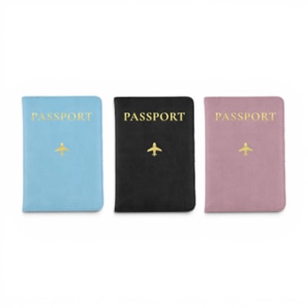 Wholesale Foil PU Leather Passport Cover CDU | Wholesale Direct
