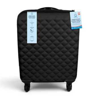 Wholesale Travel 20" Embossed Shell Suitcase | Wholesale Direct