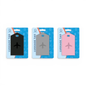 Wholesale PU Leather Print Travel Luggage Tag | Wholesale Direct