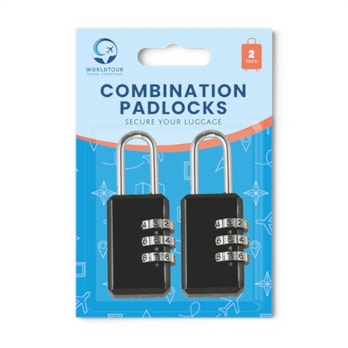 Wholesale Combination Padlocks 2 Pack | Wholesale Direct