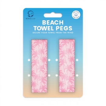 Wholesale Beach Towel Pegs 2 Pack | Wholesale Direct