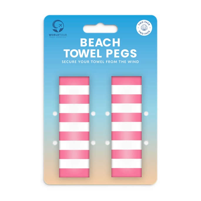 Wholesale Beach Towel Pegs 2 Pack | Wholesale Direct