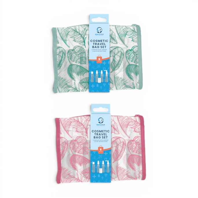 Wholesale Cosmetic Travel Bag Set 5pc | Wholesale Direct