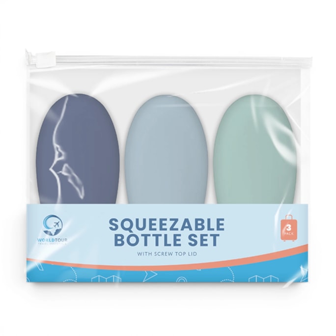 Wholesale Squeezable Bottle Set 3 Pack | Wholesale Direct Wholesale Squeezable Bottle Set 3 Pack | Wholesale Direct