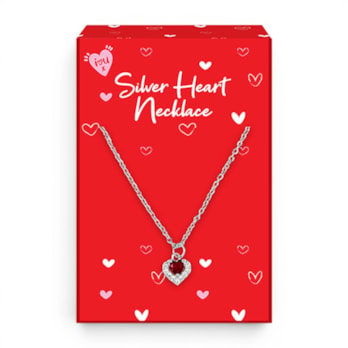 Wholesale Valentine's Day Silver Heart Necklaces in CDU | Wholesale Direct