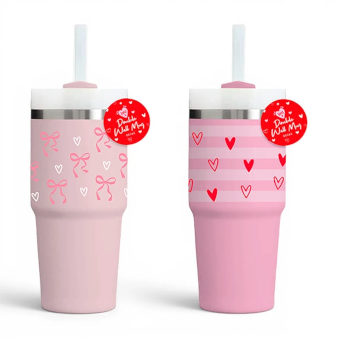 Wholesale Valentines Double Wall Mug 650ML | Wholesale Direct