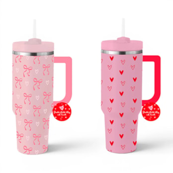 Wholesale Valentines Double Wall Mug with Handle 1L | Wholesale Direct
