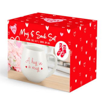 Wholesale Valentines Mug & Socks Set | Wholesale Direct Wholesale Valentines Mug & Socks Set | Wholesale Direct