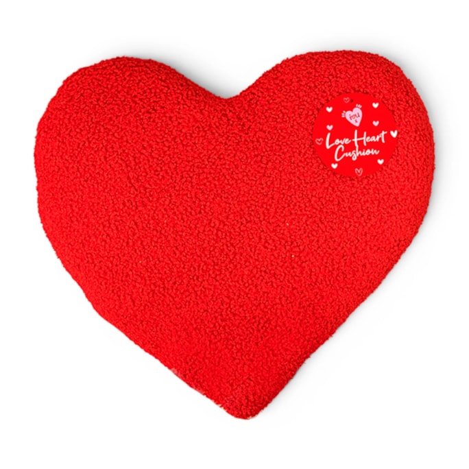 Wholesale Love Heart Boucle Cushion 33cm x 37.5cm | Wholesale Direct