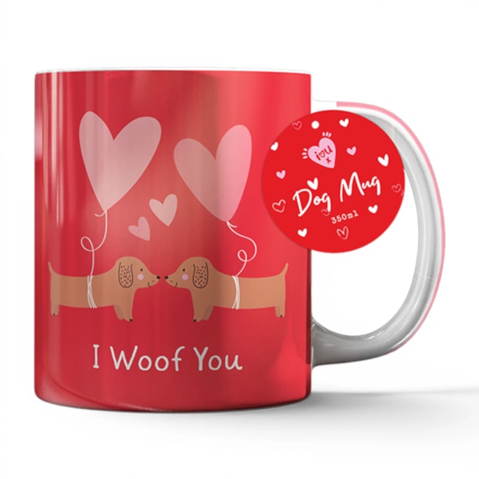 Wholesale Valentines Dog Mug 350ml | Wholesale Direct Wholesale Valentines Dog Mug 350ml | Wholesale Direct
