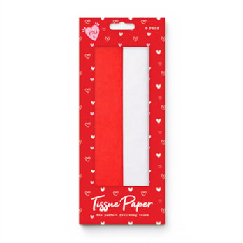 Wholesale Valentine's Day Dual Colour Tissue Paper 6pk | Wholesale Direct