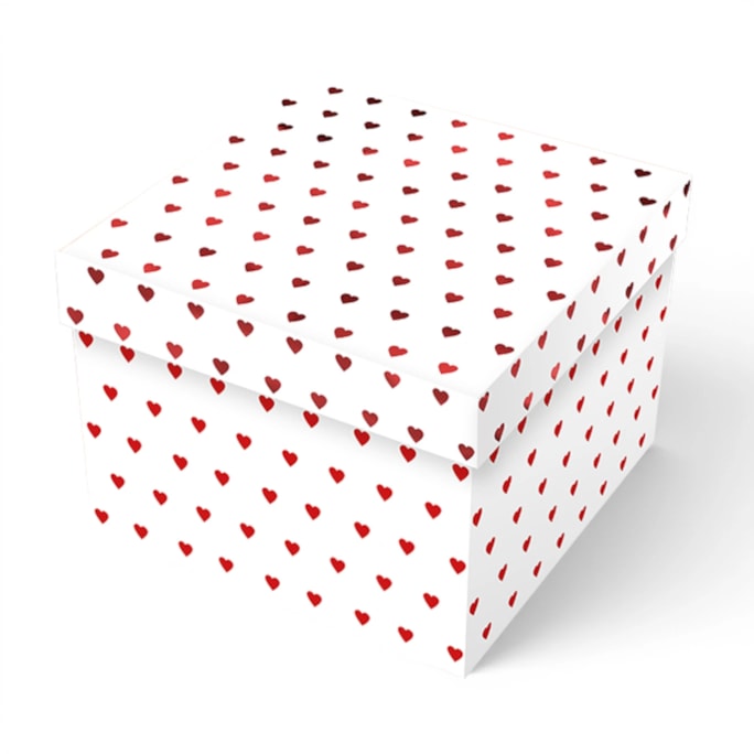 Wholesale Valentine's Day Square Gift Box | Wholesale Direct