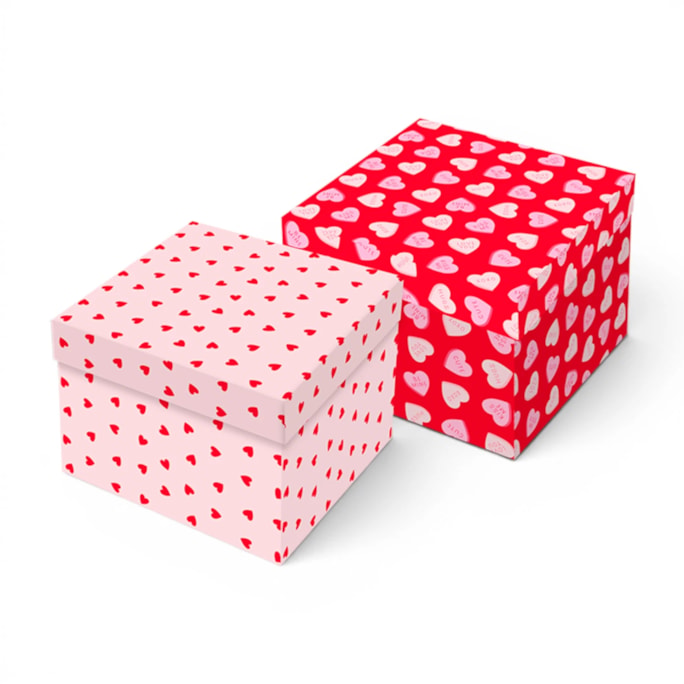 Wholesale Valentine's Day Square Gift Box | Wholesale Direct