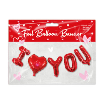 Wholesale I Love You Foil Balloon Banner | Wholesale Direct Wholesale I Love You Foil Balloon Banner | Wholesale Direct