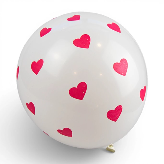Wholesale Heart Printed Balloons 10 Pack | Wholesale Direct