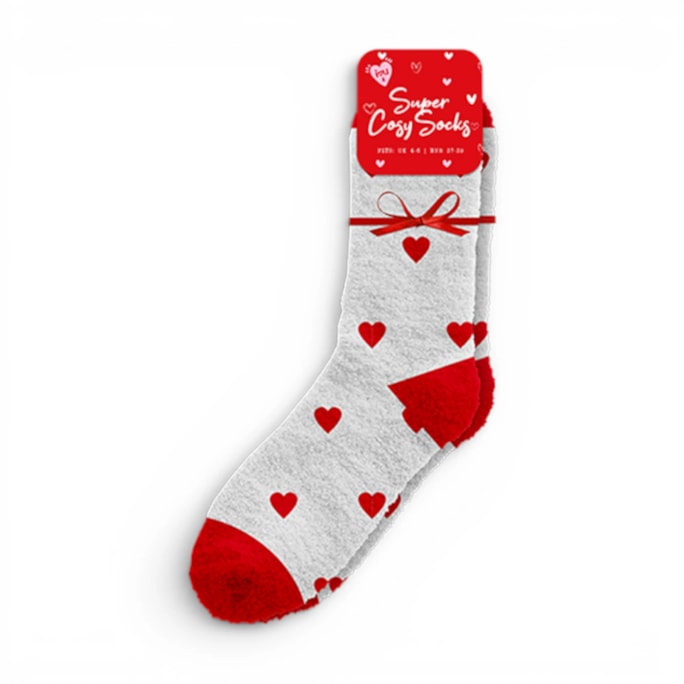 Wholesale Valentine's Ladies Cozy Socks | Wholesale Direct