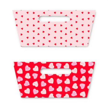 Wholesale Valentine's Printed Hamper Tray | Wholesale Direct Wholesale Valentine's Printed Hamper Tray | Wholesale Direct