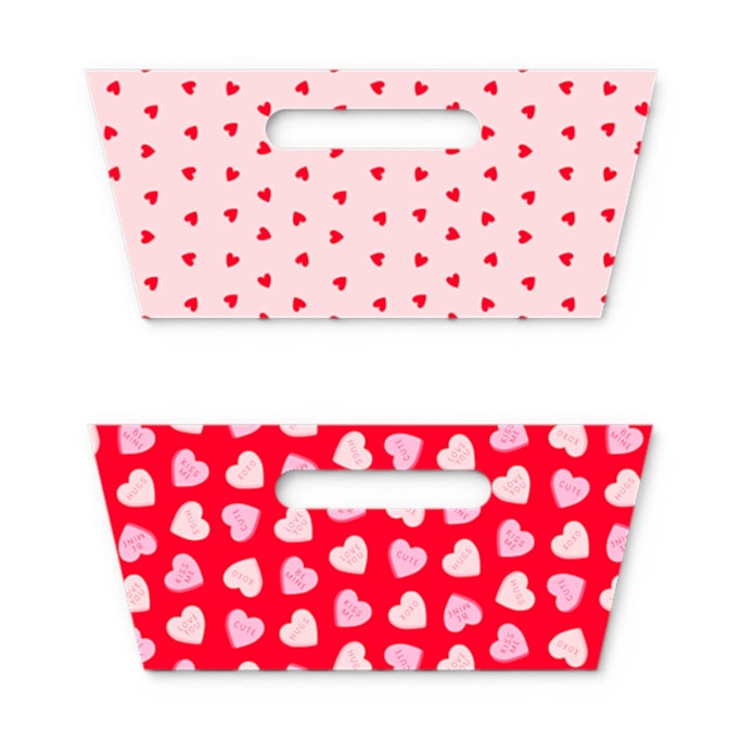 Wholesale Valentine's Printed Hamper Tray | Wholesale Direct