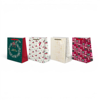 Wholesale Medium Christmas Gift Bag - Assortment 1 | Wholesale Direct