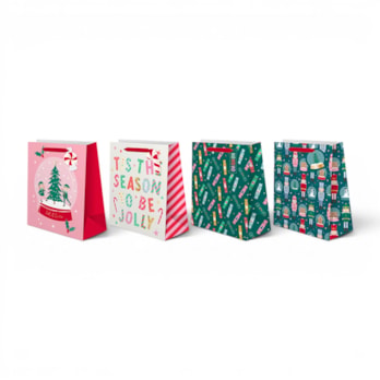 Wholesale Medium Christmas Gift Bag - Assortment 2 | Wholesale Direct Wholesale Medium Christmas Gift Bag - Assortment 2 | Wholesale Direct