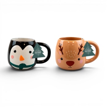 Wholesale Christmas Character Mug 400ml | Wholesale Direct