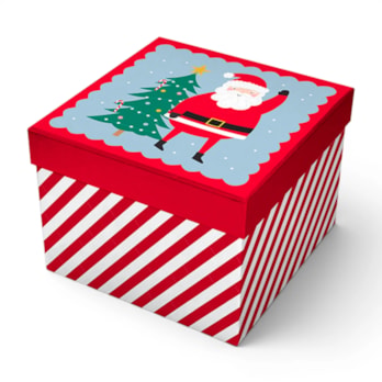 Wholesale Christmas Square Gift Box 16cm x 16cm | Wholesale Direct