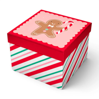 Wholesale Christmas Square Gift Box 16cm x 16cm | Wholesale Direct
