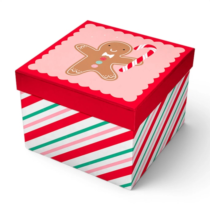 Wholesale Christmas Square Gift Box 16cm x 16cm | Wholesale Direct