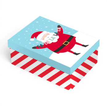Wholesale Christmas Rectangle Gift Box 22cm x 14cm | Wholesale Direct