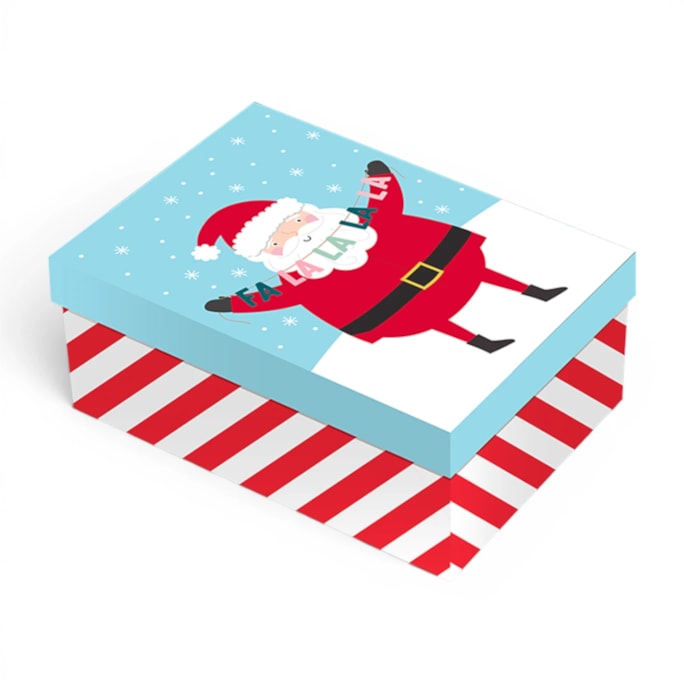 Wholesale Christmas Rectangle Gift Box 22cm x 14cm | Wholesale Direct