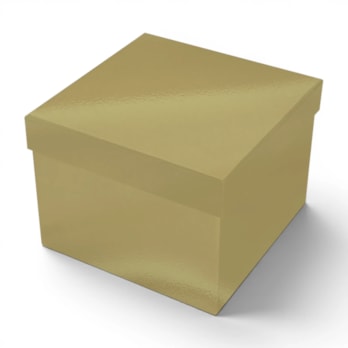 Wholesale Square Matte Metallic Gift Box 16cm x 16cm | Wholesale Direct