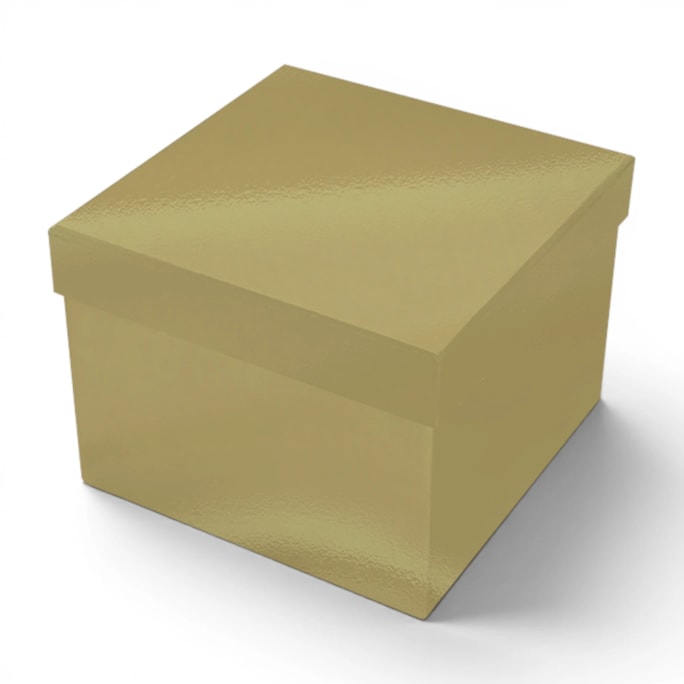 Wholesale Square Matte Metallic Gift Box 16cm x 16cm | Wholesale Direct Wholesale Square Matte Metallic Gift Box 16cm x 16cm | Wholesale Direct