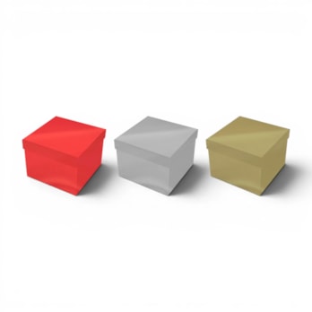 Wholesale Square Matte Metallic Gift Box 16cm x 16cm | Wholesale Direct Wholesale Square Matte Metallic Gift Box 16cm x 16cm | Wholesale Direct