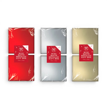 Wholesale Mini Matte Metallic Gift Box 2pk 10.8cm x 10.8cm | Wholesale Direct Wholesale Mini Matte Metallic Gift Box 2pk 10.8cm x 10.8cm | Wholesale Direct
