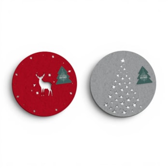 Wholesale Felt Laser Cut Placemats 32cm 4pk | Wholesale Direct