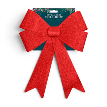 Wholesale Red Extra Large Foil Bow 57cm x 48cm x 9cm | Wholesale Direct