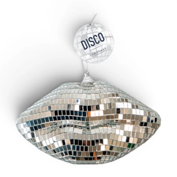 Wholesale Hanging Disco Bauble 15cm | Wholesale Direct